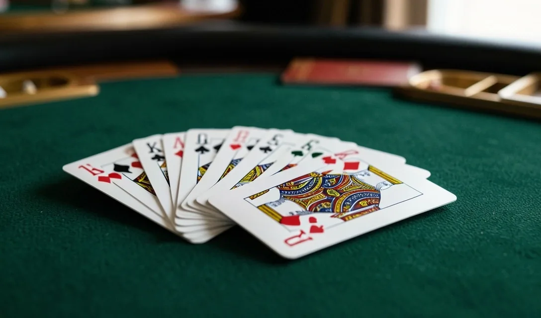 Detalle de mesa de juego